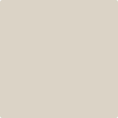 Benjamin Moore Color HC-173 Edgecomb Gray wet, dry color sample.