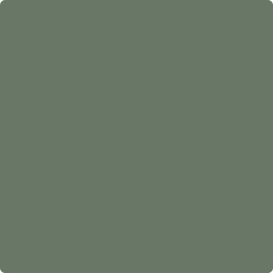 Benjamin Moore Color HC-125 Cushin Green