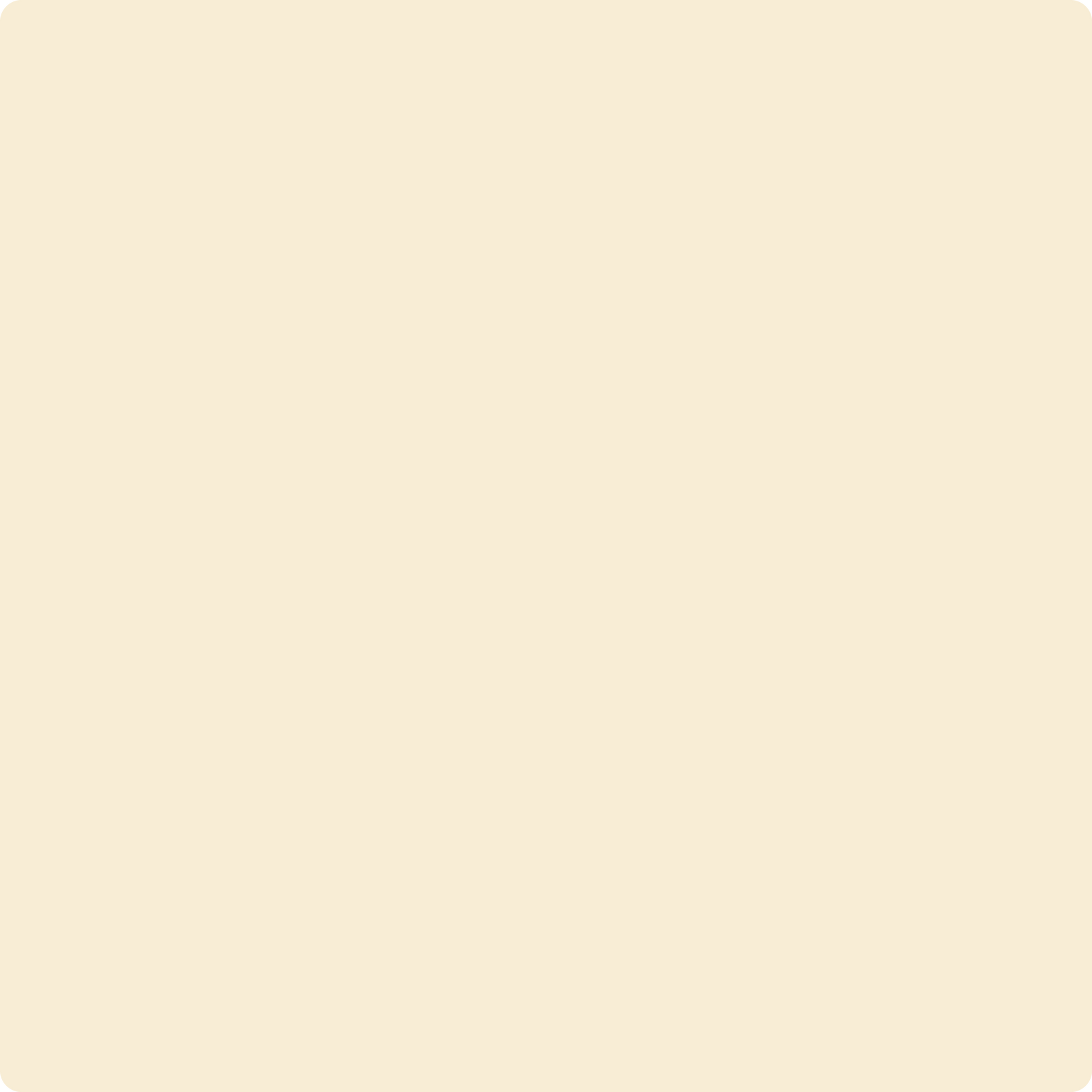 Benjamin Moore Color OC-101 Desolate wet, dry color sample.
