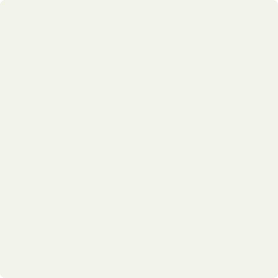 Benjamin Moore Color OC-119 Cloud Nine wet, dry color sample.