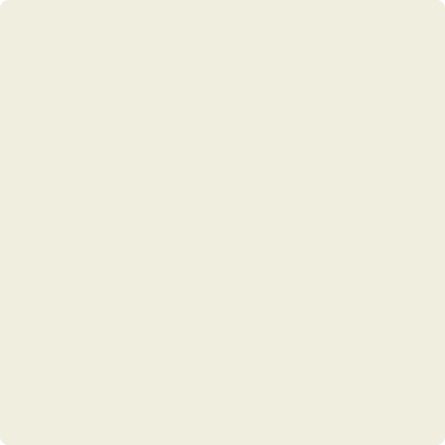 Benjamin Moore Color OC-29 Floral White wet, dry color sample.