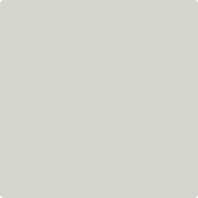 Benjamin Moore Color OC-52 Gray Owl wet, dry color sample.