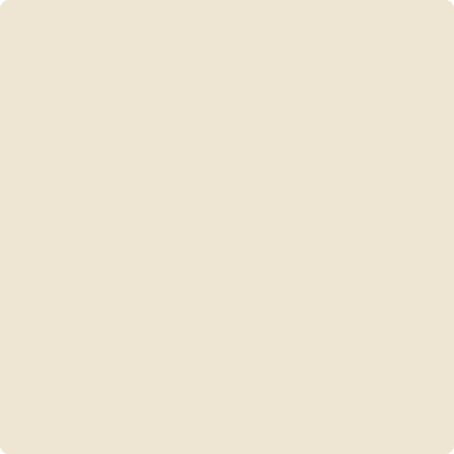 Benjamin Moore Color OC-88 Indian White wet, dry color sample.